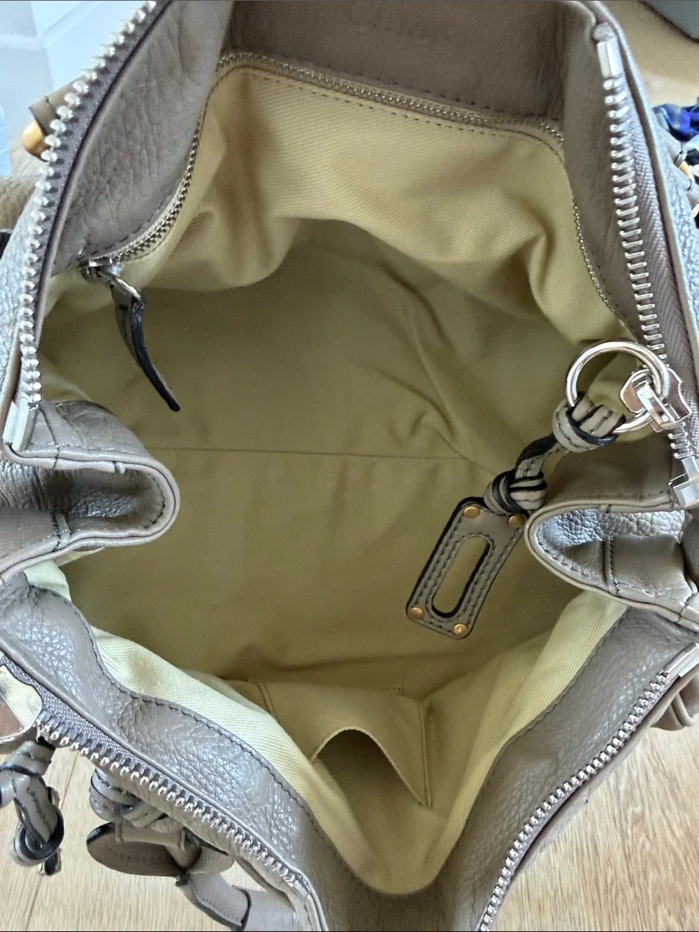Chloe leather paddington bag medium